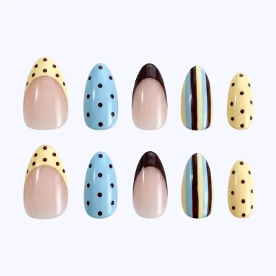 Alternative view of Crossed The Line Press-On Nails (30PC)