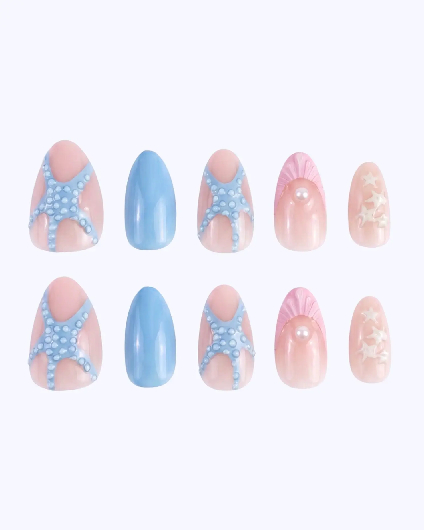 Like What You Sea Press-On Nails (30PC) 2 Like What You Sea Press-On Nails (30PC) - Image 2
