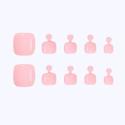 Alternative view of Pinkgasm Press-On Toe Nails (30PC)