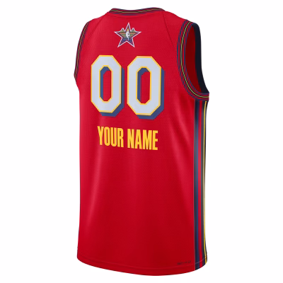 2025 NBA All-Star Game Swingman Pick-A-Player Red Jersey - Image 3